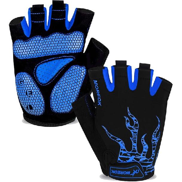 Cycling Gloves Bike Gloves for Men/Women-[5MM Gel Pad] Half Finger Bicycle Gloves for Cycling/Weight Lifting/Gym/Motorcycle/Rowing/Outdoor Sports