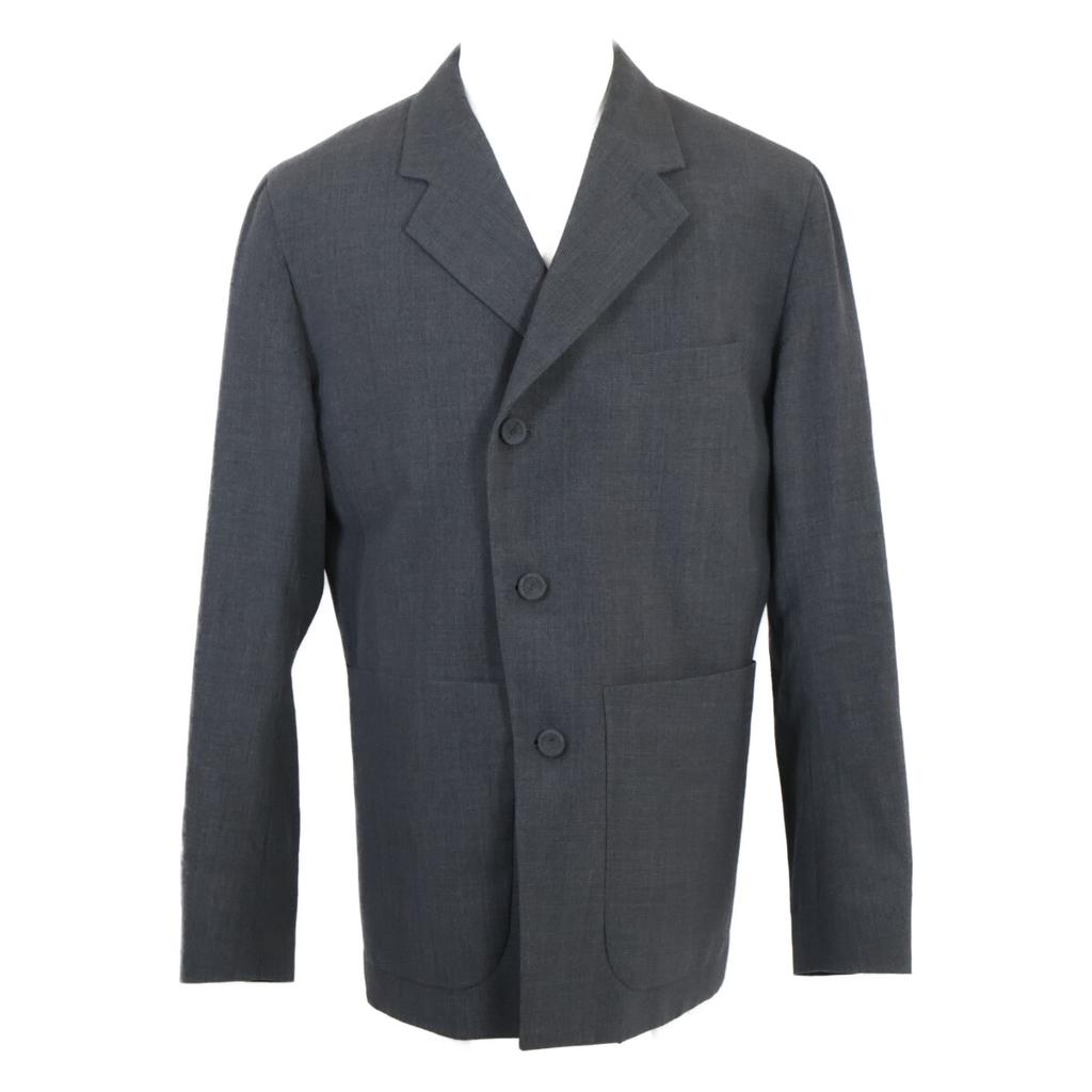 DIOR Domestic genuine 113C278A5605 wool blend Jacket 48C grayUsed