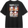 Li Ning X Jay Flow Wade Series Sports Crew Neck Pullover Casual Loose Simple Back Print Letter Comfortable Versatile Short Sleeve T-Shirt AHSVA05-1