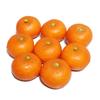 GuCra Small Mandarin Orange Fruit Lifelike Food Samples 8-Pack Models, Weighted,