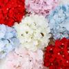 10 PCS Fake Hydrangea Artificial Flowers Faux Silk Hydrangeas Flowers Heads with Stems Real Touch for Home Wedding Party Table Decor