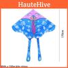 Glass Fiber Frame Cartoon Kite For Children 1.45m Red Butterfly