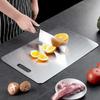 Stainless Steel Double Sides Cutting Board Easy To Clean Chopping Board  Vegetable Cutting