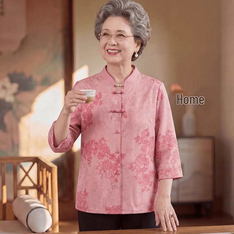 Yuzhaolin Women s New Chinese Style Summer Blouse 2XL