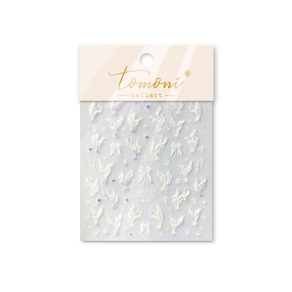 Starfish Ocean Nail Stickers Conch Star Ocean Nail Decorations Summer Beach