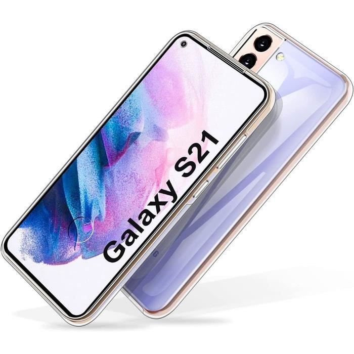 Coque pour Samsung Galaxy S21 - PROSHOP - Coque 360 Antichoc - Souple - Flexible - 6,2 pouces