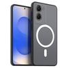Magnetic Iron Ring Phone Case for Vivo Y28s 5G,Y18s,Y03t Matte Soft TPU Shockproof Cover