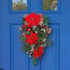 Beautifully Crafted Christmas Inverted Tree Wall Hangers Miniatures Your Home with Comfortable Texture Ornament