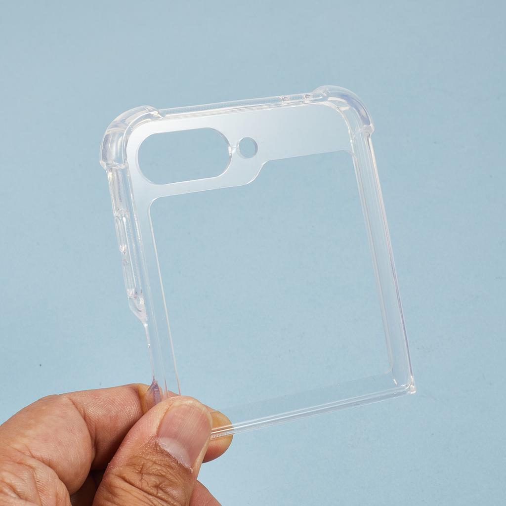 For Samsung Galaxy Z Flip6 5G Case Compatible with MagSafe TPU+Acrylic Clear Phone Cover