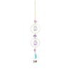 Suncatcher Crystal Wind Chimes Light Catcher Rainbow Prism Maker Chakra Crystal Hanging Pendant Window Home Garden Decoration