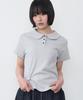 BAUF Round Collar T-Shirt [Dot Gray]