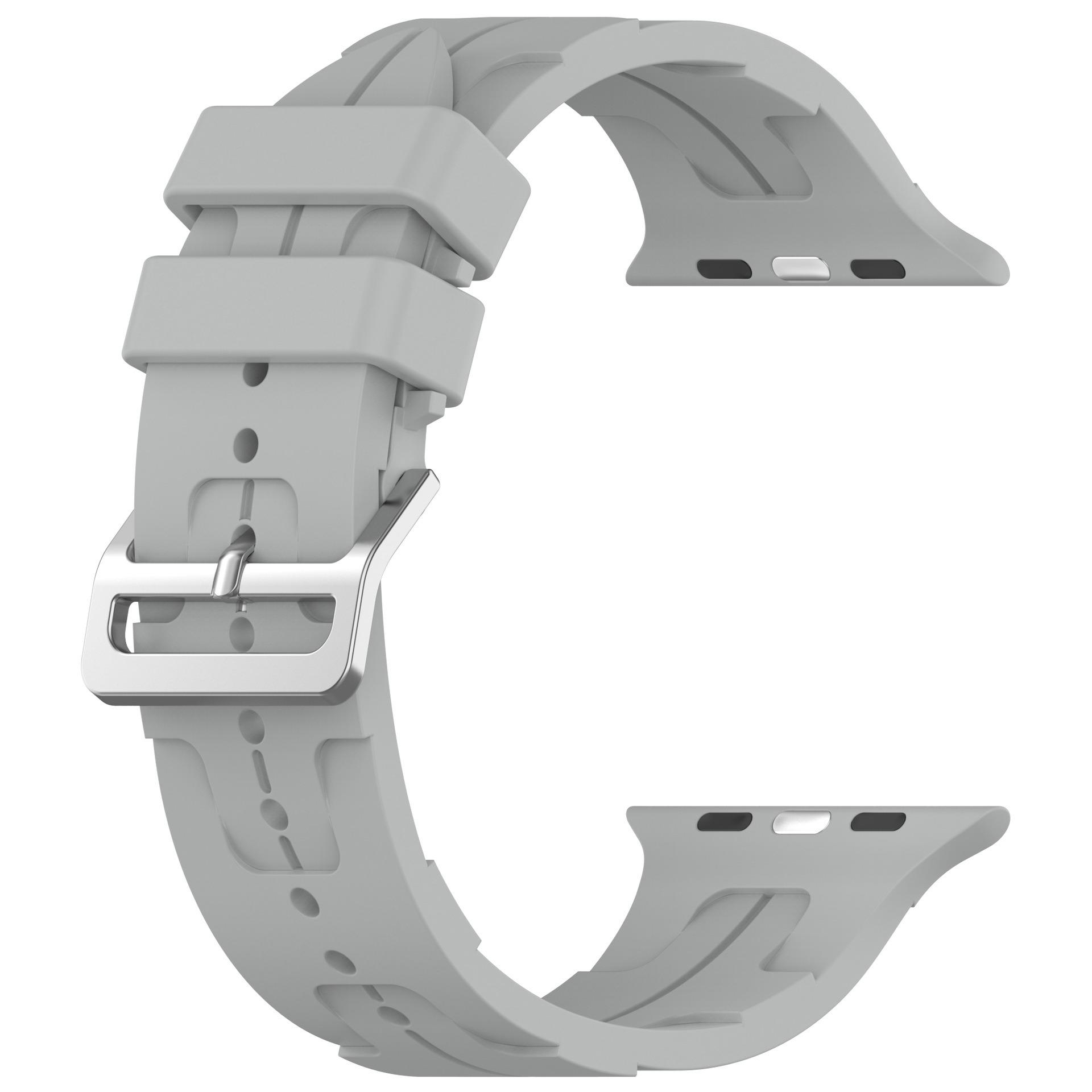 

Silicone Strap for Apple Watch Band 44mm 40mm 45mm 41mm 49mm 46mm 42mm Breathable Belt iWatch Series Ultra 2 3/11 10 9 8 7 6 SE3 S11-10 46mm-44 45 49