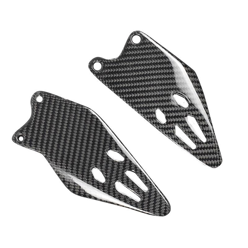 Kawasaki ZX6R 636 Carbon Fiber Footrest Guard