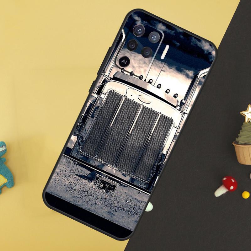 Cool Heavy Truck Car For OPPO A57S A53S A54S A98 A78 A58 A79 A15 A17 A77 A16 A76 A96 A52 A72 A5 A9 A94 A74 Case