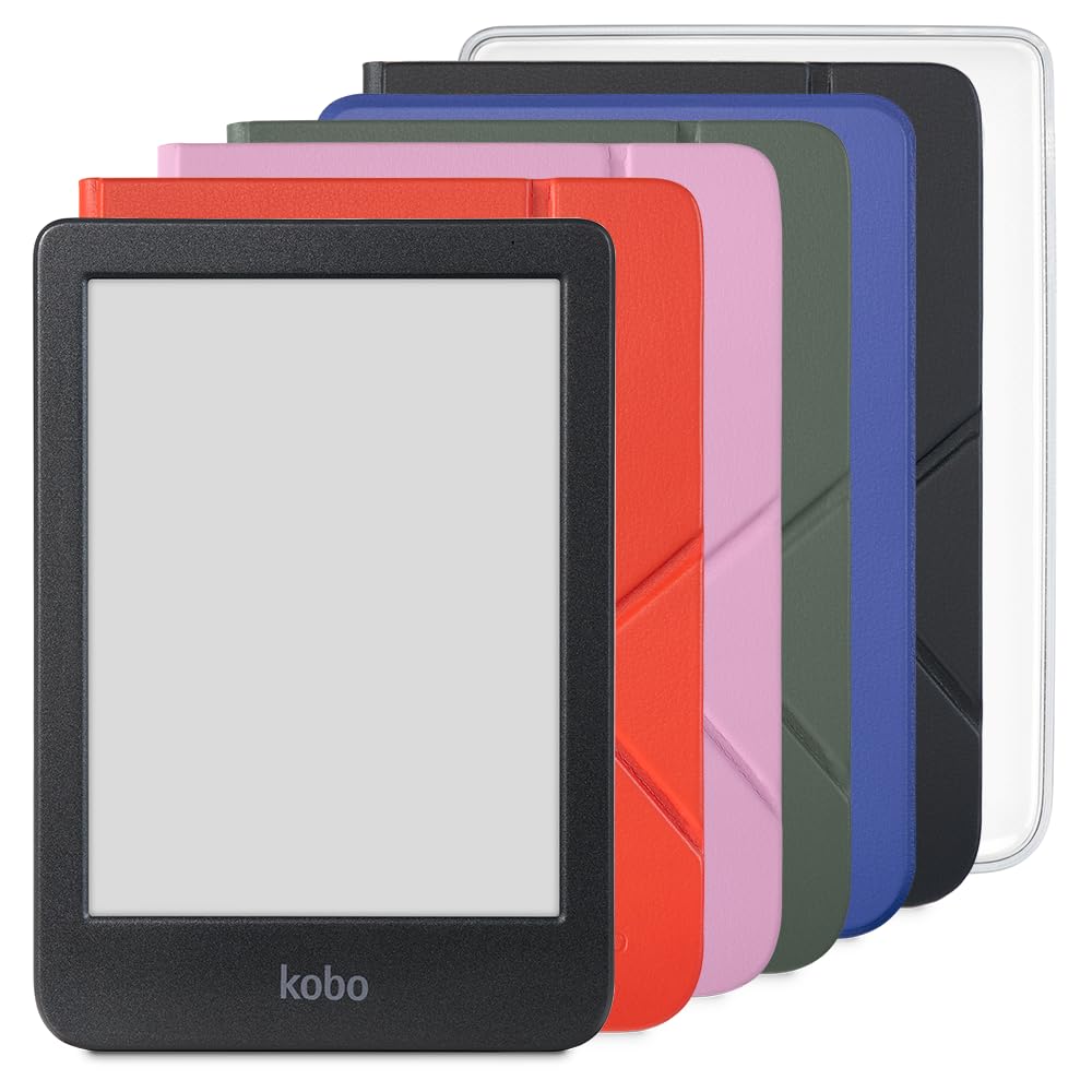 Kobo Clara BW Sleep Cover PRO (Candy Pink) Set/Tablet/Eink/6 palců/E-Reader/16 GB/Vodotěsný/IPX8/Wi-Fi/Dotykový displej/ComfortLight