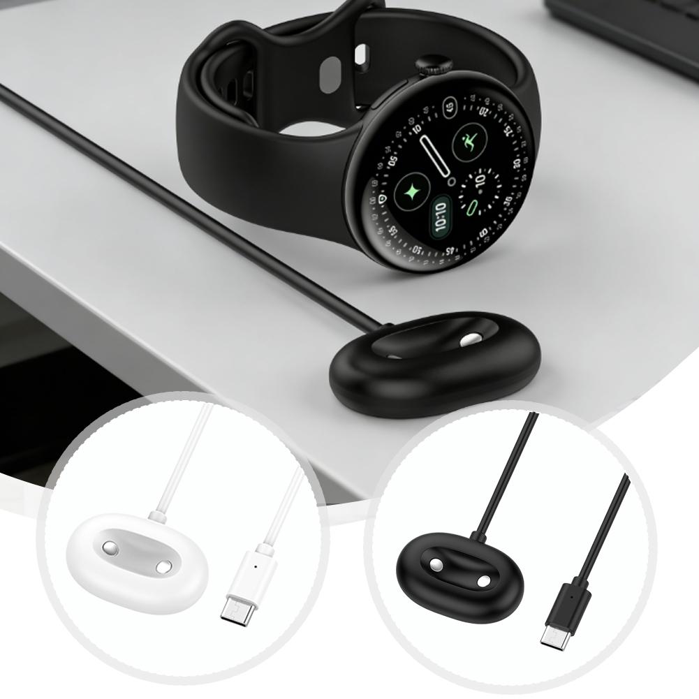 Per Google Pixel Watch 4 41mm 45mm Stazione di Ricarica Rapida Magnetica Cavo di Ricarica da 100CM Base Tipo-C Alimentazione di Ricarica