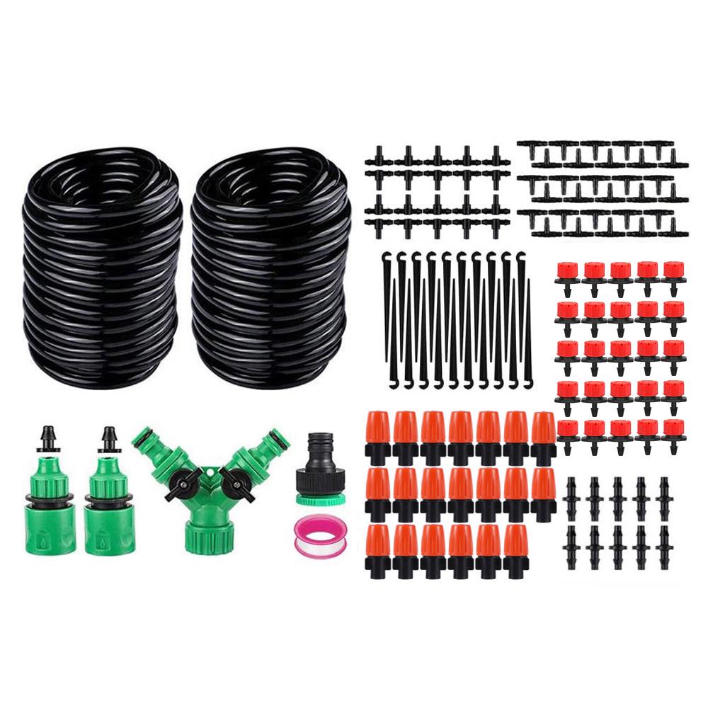 30m DIY Automatic Irrigation Kit for Gardens & Balconies - Drip Emitter System for Watering Flowers