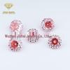 4-8mm Gradient Rose-Cut Two-Tone Soft Core Zircon Millennium Rose