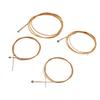 Acoustic Bass Strings 4 String Bass Strings Replacement Set for Musicians Golden