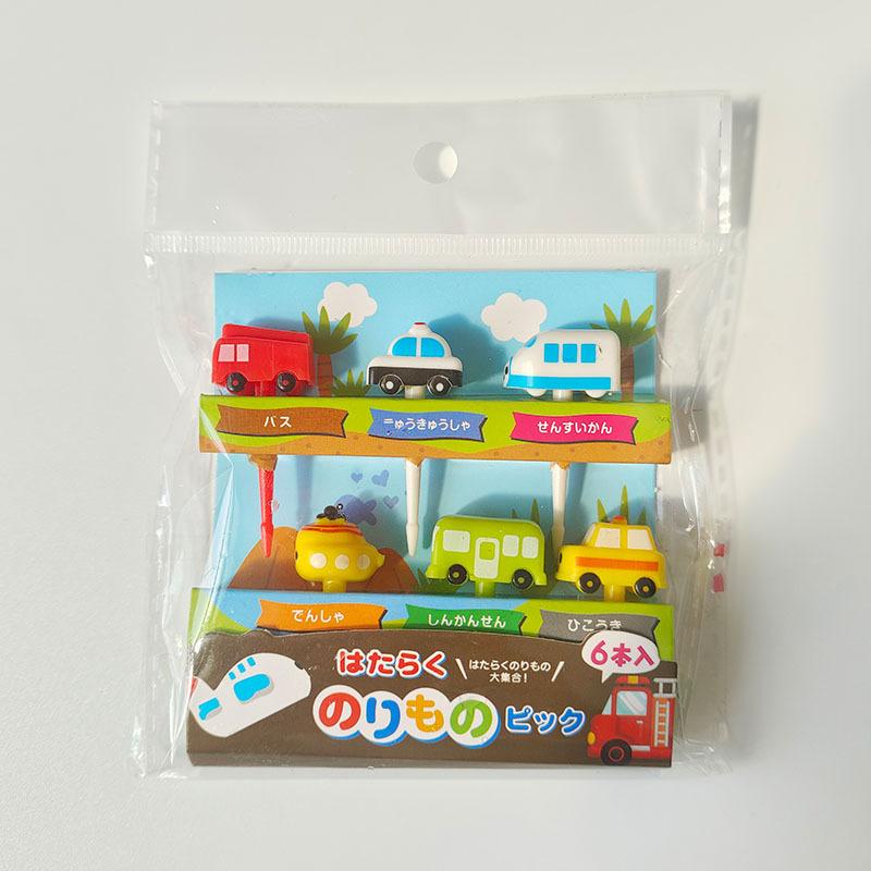 Cartoon Fruit Fork Toothpicks Cute Animal Food Selection Mini Lunch Box Decoration Children'S Food Supplement Tool