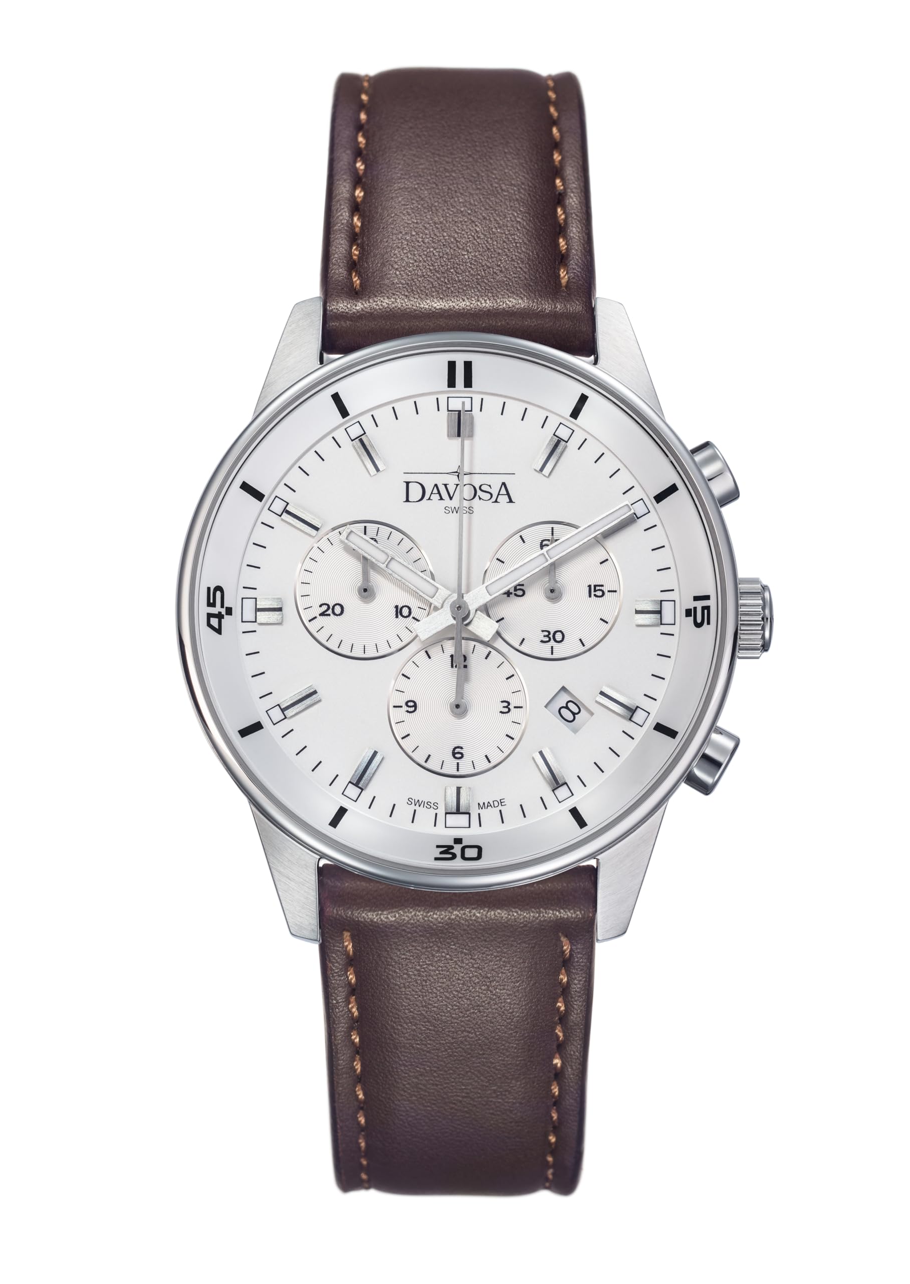 

Watch Chronograph Date Vireo Chronograph Swiss Made Brown [Davosa] 162.493.15 Men s