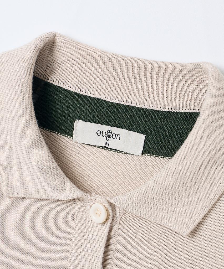 Yujen Essential Stripe Knit_Oatmeal & Green
