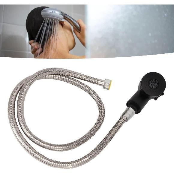 Salon Shampoo Bowl Sprayer Anti Leakage Adjustable Flexible Shampoo Bowl Sprayer Head Hose Set for Barber Shop