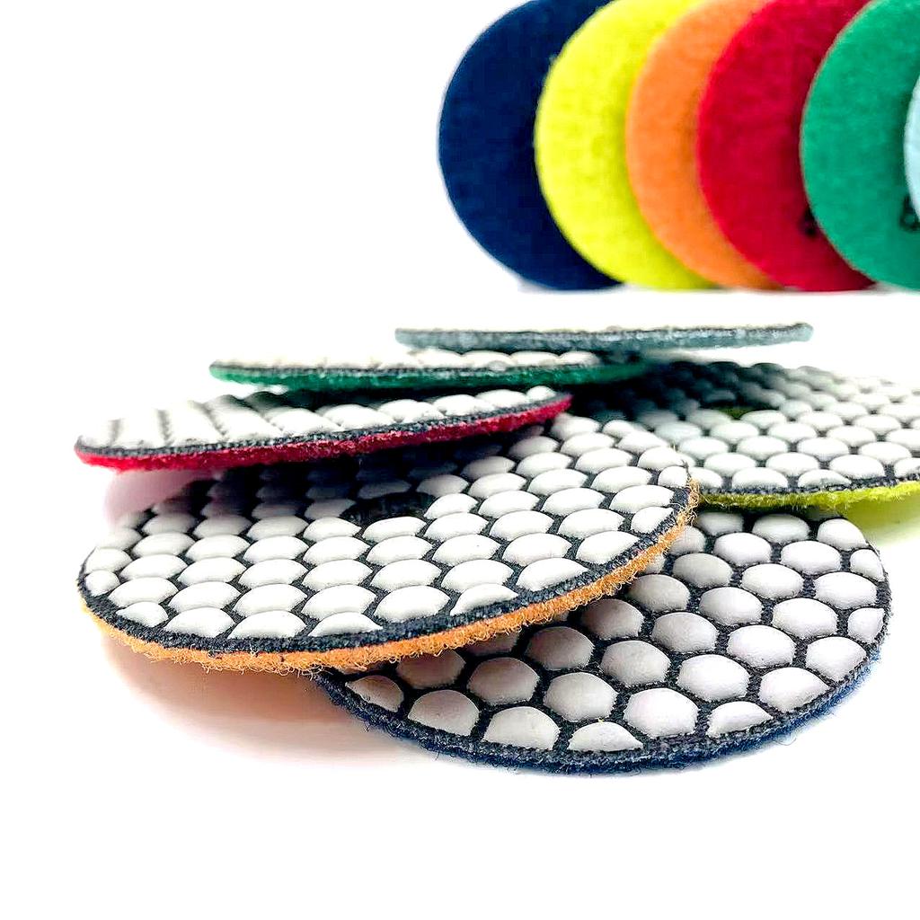 1PCS 80mm Dry Polishing Pad Sharp Flexible Diamond Polishing Pads For Granite Marble Stone Concrete  Dry  grinding disc