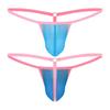 Pánské G-string Průhledné Mesh Bulge Pouch T-back Low Rise Tanga Sissy Spodní prádlo