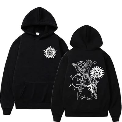New Supernatural Print Hoodie Women Men Causal Fashion Harajuku Hip Hop Long Sleeve Pullover Autumn Winter Fleece Sweatshirt