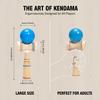 Oversized Kendama Skill Toy – Large Japanese Wooden Ball-and-Cup Game for Adults & Kids, Viral Challenge Toy, Focus & Hand-Eye C