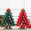 Christmas Decorations Wooden Christmas Tree Creative Scene Layout Ornaments Table Desktop Decoration