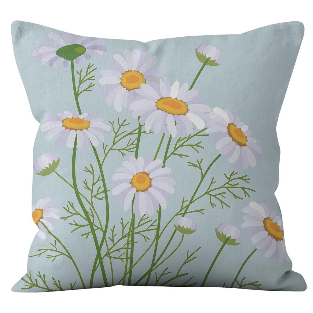New Small Fresh Daisy Pillowcase, Available Without Pillow Core Home Cushion Cover