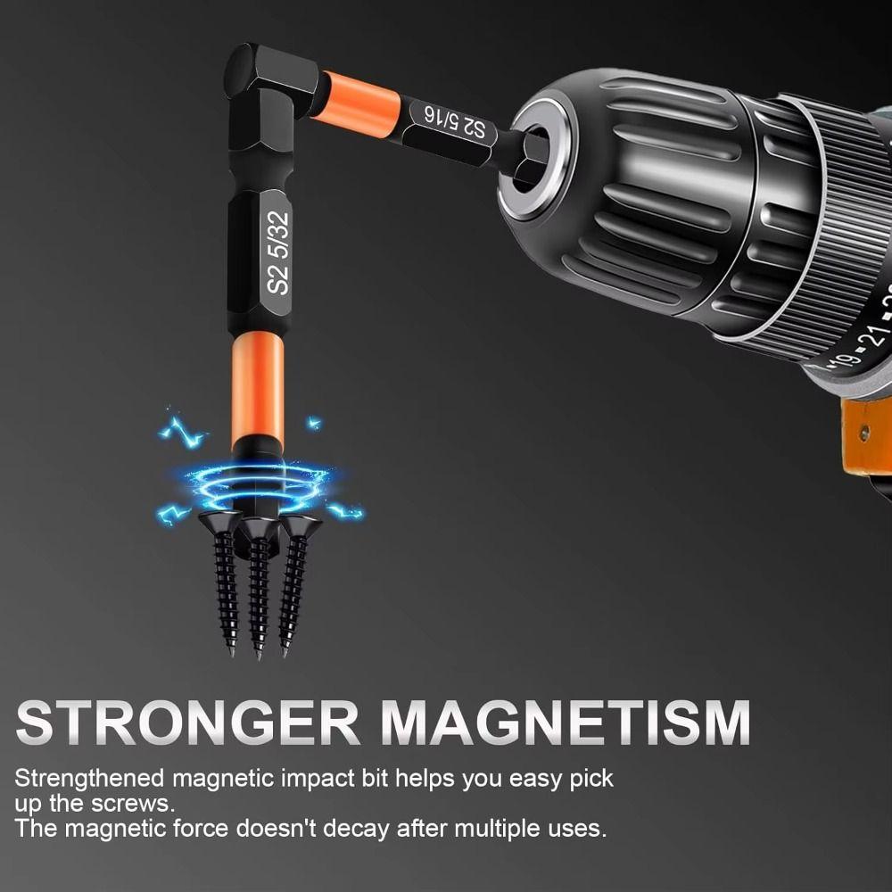 1/4inch Impact Hex Head Sae and Metric Hex Shanks Allen Wrench Drill Bit Impact Driver Length 50mm