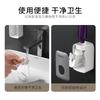 Creative Automatic Toothpaste Squeezing Wall Mounted Non Perforated Bathroom Shelf