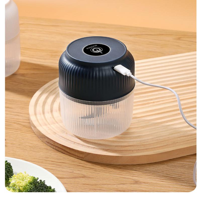 Portable Electric Garlic Masher Mini Food Vegetable Garlic Chili Meat Grinder Chopper