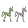 Halloween Skeleton Unicorn Figurine Decor Party Table Ghost House Display PE Craft Ornament