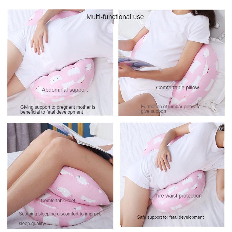 Pregnant Womens Waist Protection Multifunctional U-shaped Pillow SleepingSupplies Pillow Support for Abdominal Side Lying Pillow