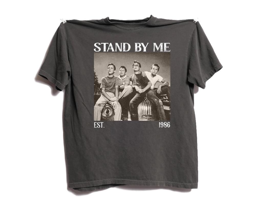 Stand By Me Movie Tshirt Rob Reiner Film Comfort Colors Tee Summer Unisexs And Unisexs Loose And Breathable Tshirt Top S