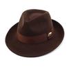 Yunibeosyeolkemiseuteuli Bu Brown Long Wool Fedora