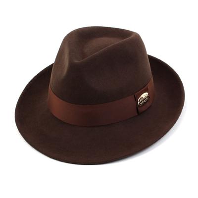 Yunibeosyeolkemiseuteuli Bu Brown Long Wool Fedora