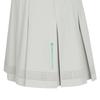 MALBON GOLF Performance Wide Pleated Skirt Light Gray (Woman)
