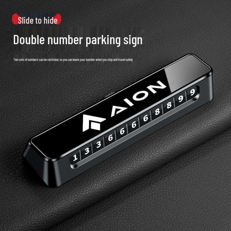 GAC AION Y Plus Tyrannosaurus i60 Dual Number Parking Plate & Phone Card