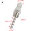 50-200mm Stainless Steel Thermowell 1/2" NPT Threads For Temperature Sensors Fit Dia 6mm Tube