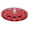 1 4 7 Inch Takeup Reel Universal 11 Holes Wind Resistance Holes Empty Tape Reel for Recording Red