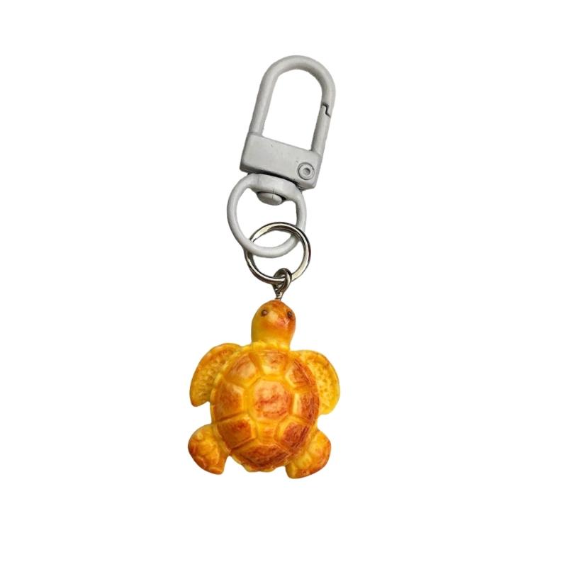 Artistics Keychain Decoration Sturdy Pendant Lovely Bread Inspired Handmade Accessory for Ride Handmade Stylish Outfit