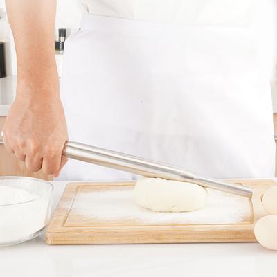 304 Stainless Steel Seamless Rolling Pin Roller Tortilla Rollers Stick Bread Pizza Home