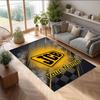 Tappeto JCB in Velluto Cristallo, Tappetino Personalizzato con Testo Nome Antiscivolo per Arredamento Casa Regalo