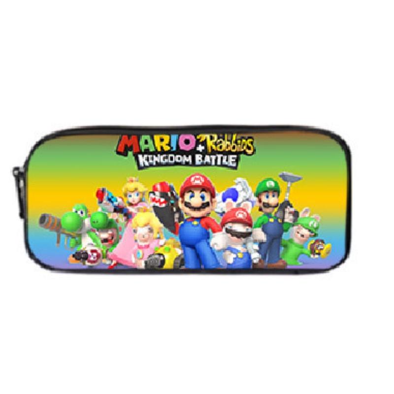 New Arrival Mario Cartoon Backpack For Elementary And Middle School Students Lunch Bag And Pencil Case Included