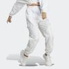 Adidas Dance Woven Versatile Cargo Pants With Solid Logo Elastic Waistband Cuffed Sports Pants Women Pants White IC6657